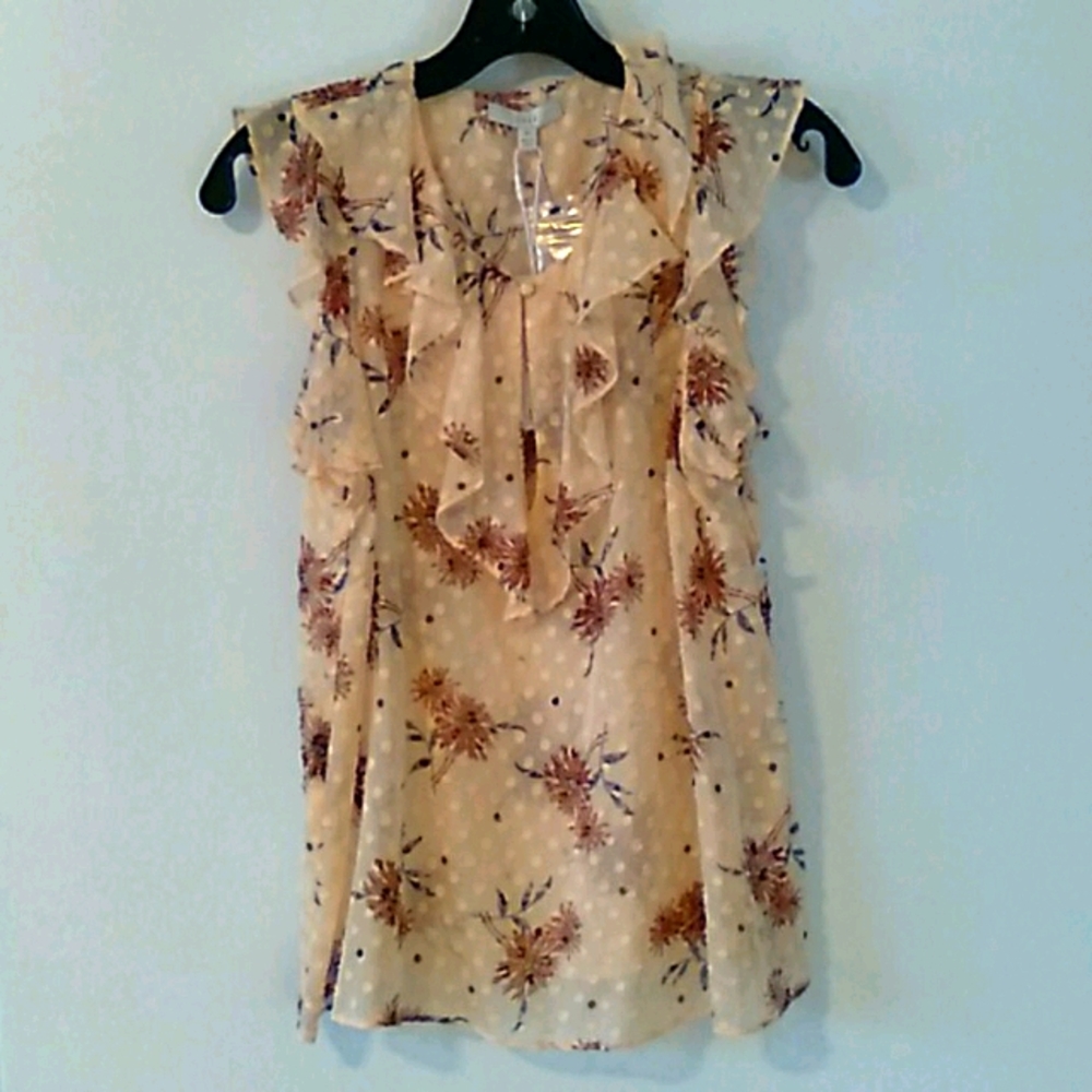 Joie Ruffled Silk Blouse